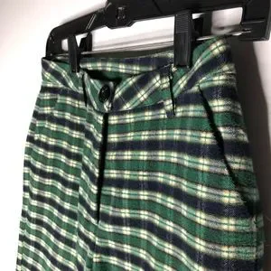 UNIF Pants Jumpsuits Unif Green Dawson Plaid Pants Poshmark